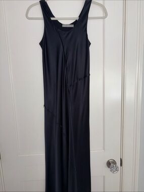 Vince Deep Navy Maxi Slip Dress